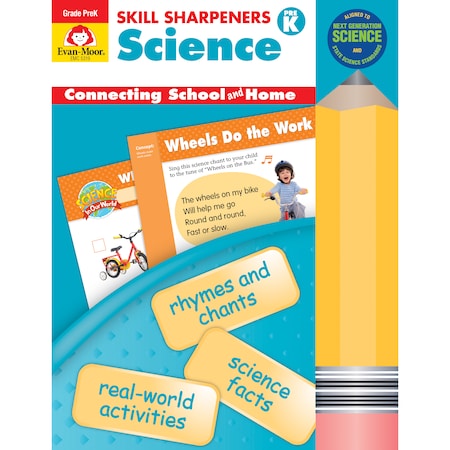 Evan-Moor Educational Publishers Skill Sharpeners Science Activity Book, Grade PreK 5319